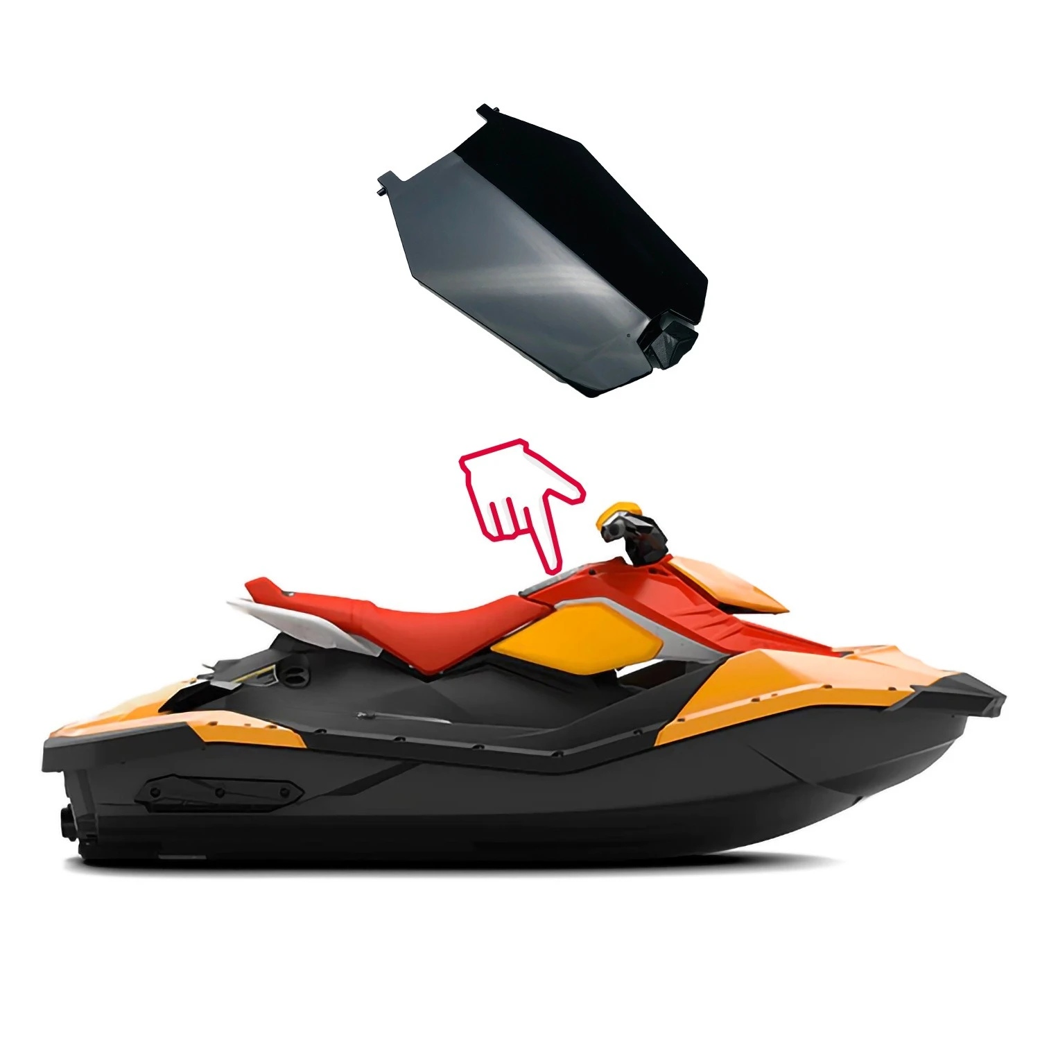 Variant: Glove box cover