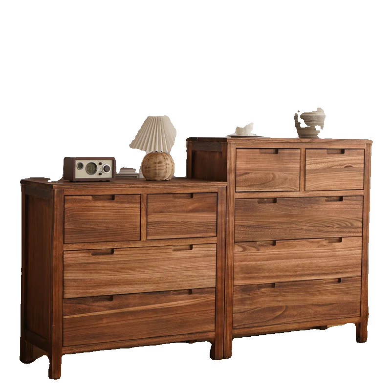 Storage cabinet, drawer type living room solid wood TV cabinet, modern simple master bedroom chest cabinet, dining side cabinet