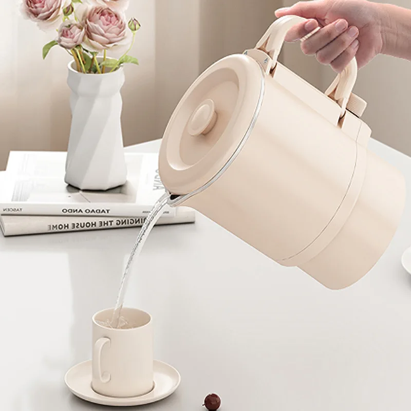 Electric Kettle 1PC Outdoor Mini 800ML Double Layer 304 Stainless Steel Foldable Home Portable Water Kettle