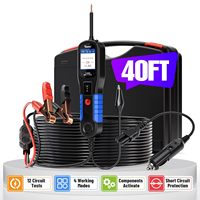 VDIAGTOOL V200 V200PRO 12V/24V Power Circuit Probe Tools 40FT/12M Cable Car Circuit Tester with AC/DC Voltage/Resistance Test
