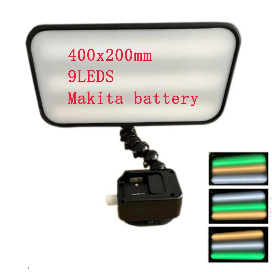 

Without Battery Support Cordless 18v Battery Wireless Dent Lamp With 9 Led Lamp Adjustable Car Repair Tools Dent Lamp