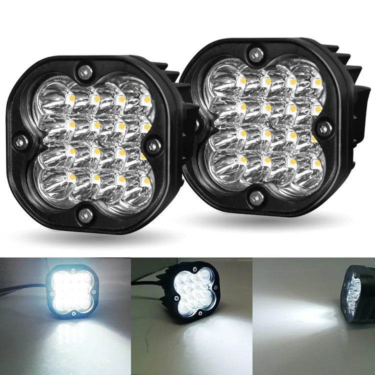 

3 Inch Work Light Spotlights Square LED Headlight Super Bright Driving Light Fog Lamp For Off road use Motorcycle Truck ATV UTV