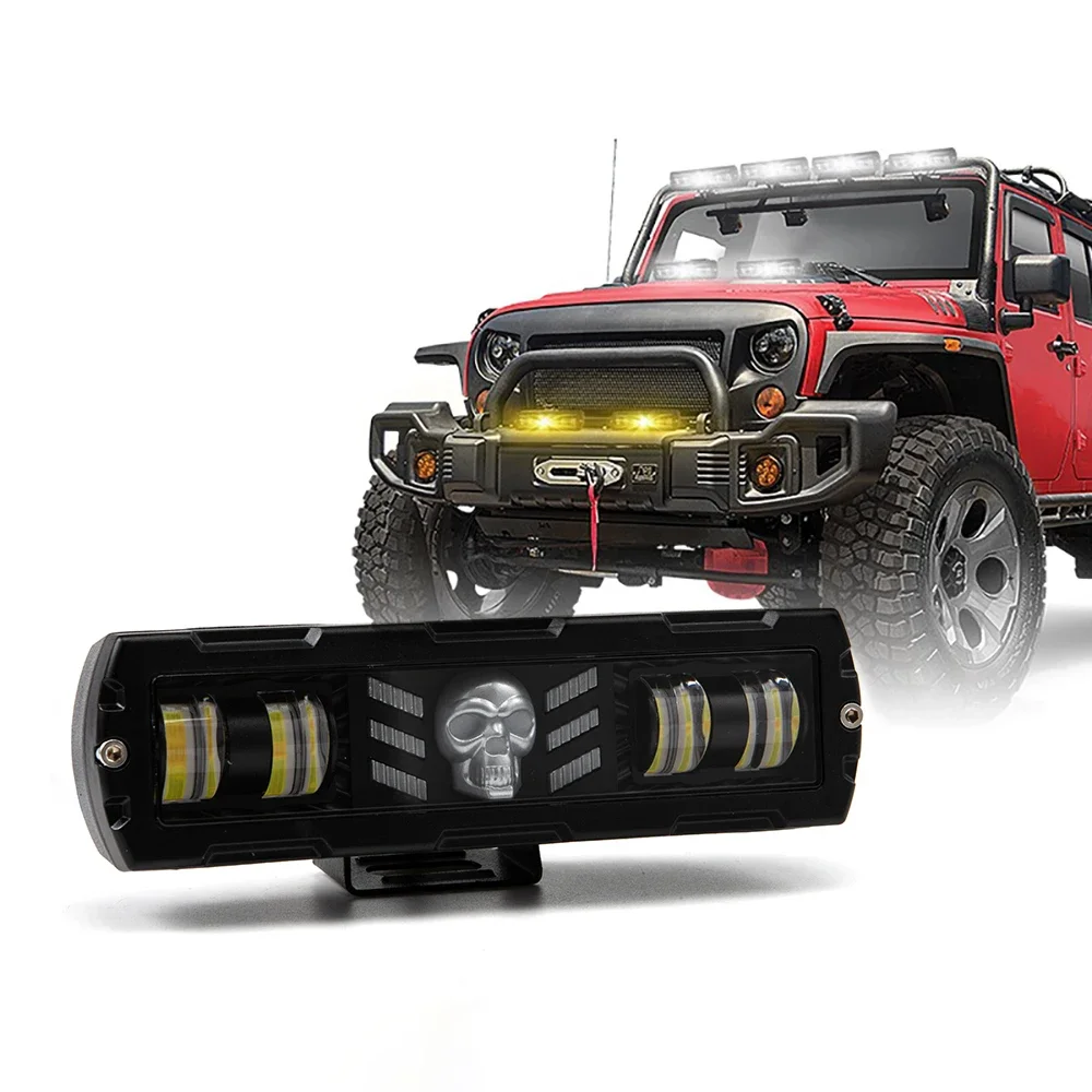 

LED Work Light Bar Works Lamps Led Driving Working Light 6 Inch LED Light Bar Offroad Driving Running Lights For Motorcycle
