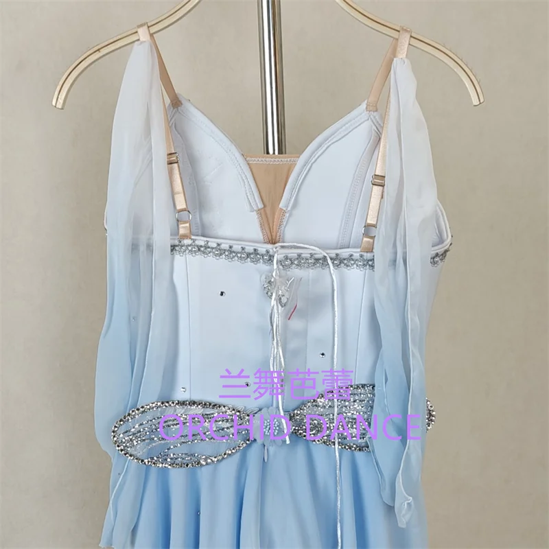 BT01650 Professional Custom Size Custom Color Kids Girls Adult The Talisman Performance Wear  Blue Ballet Lyrical Cupid Dress