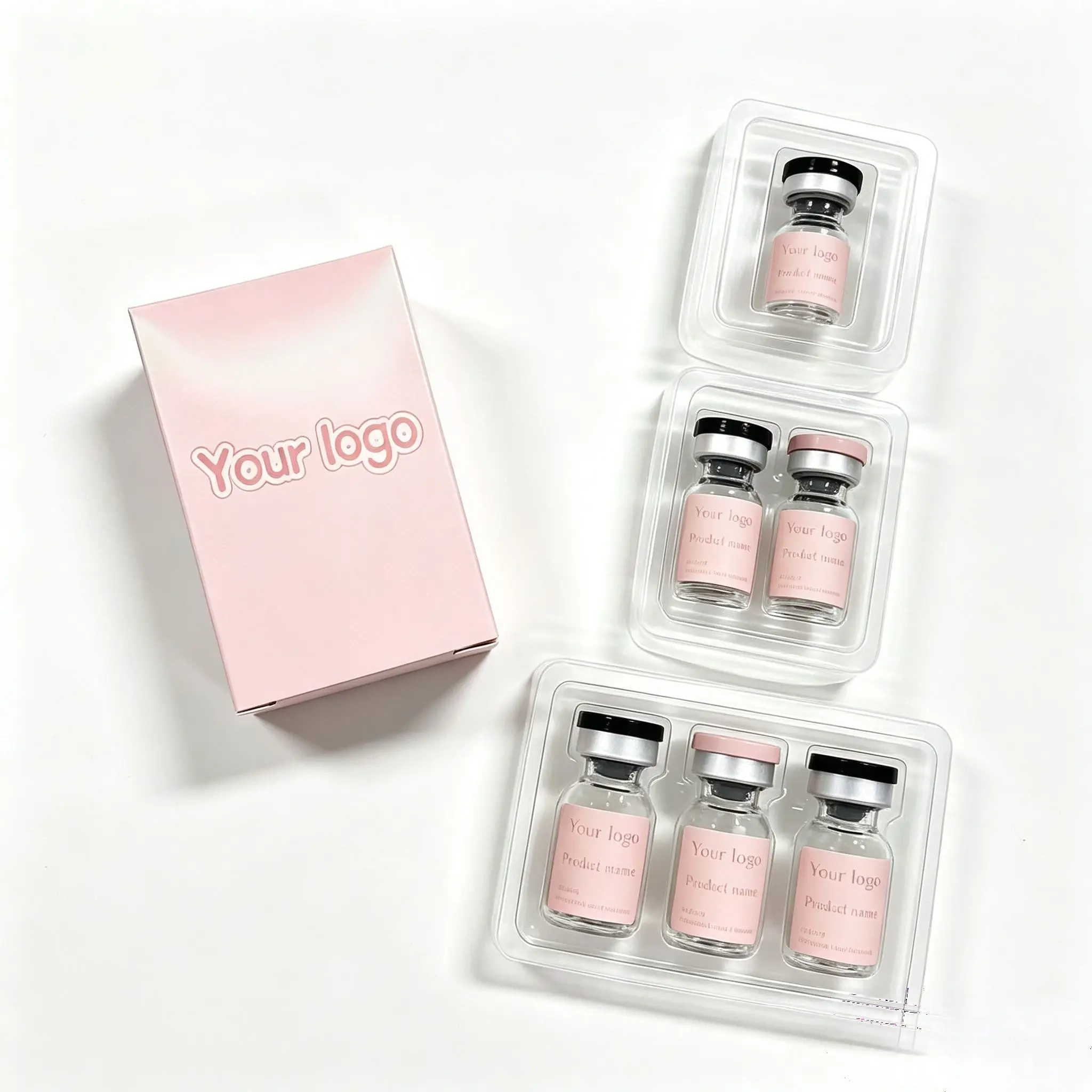 3ml 5ml 10ml Personal Care Bottle Pack Set,Custom Peptide Decals and Non-toxic Vinyl Adhesive Labels - Detail 1