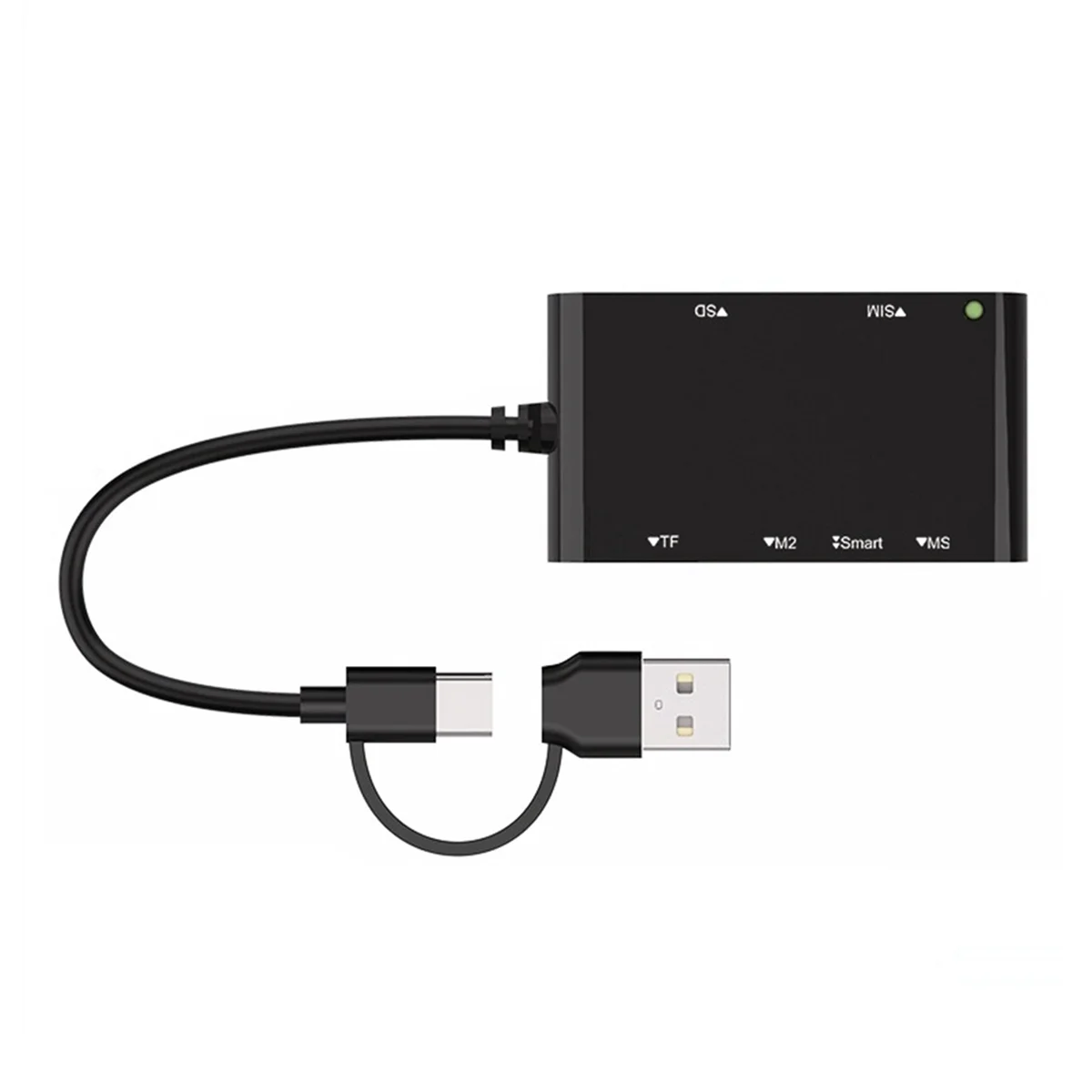 

A03R USB C USB 3.0 Multi Card Reader 6 в 1 Smart/MS/M2/TF/SIM/SD Card Reader Emory Stick Pro Duo Adapter