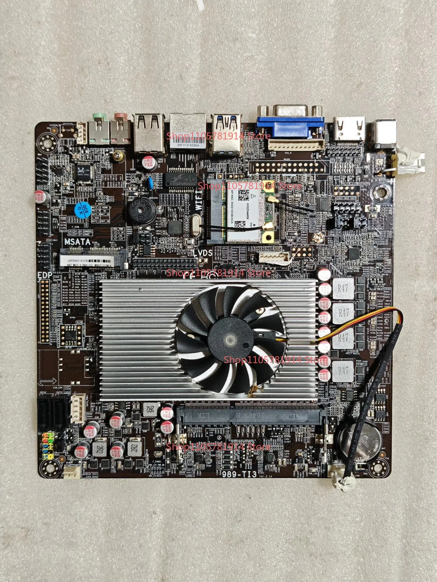 For 989-TI3 V2.1 All-in-one Computer Small Main Board, Board U Set, I3-2350M Processor
