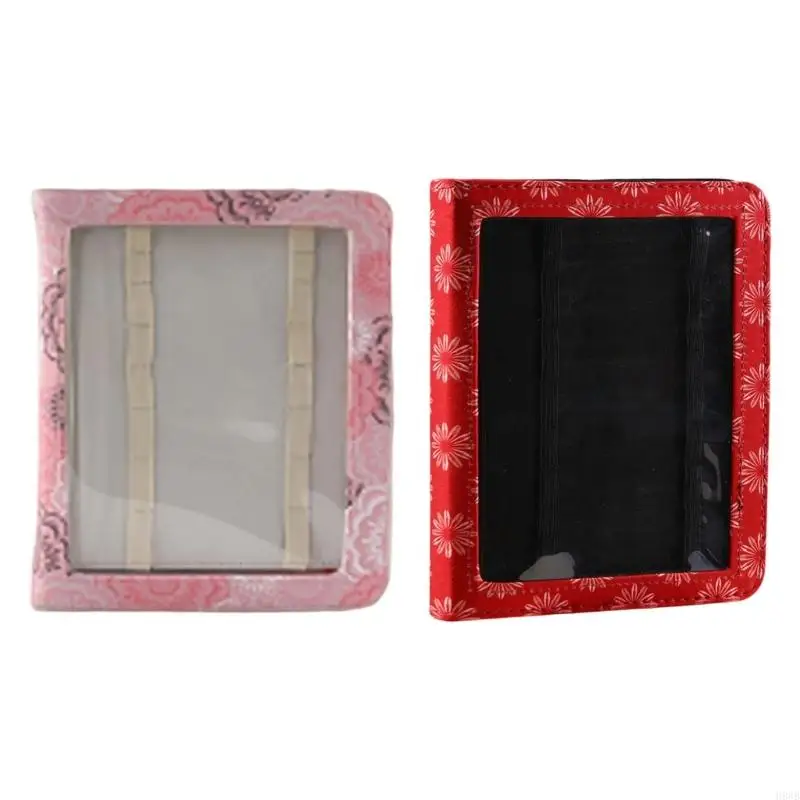 

H8WB Knitting Tool Organiser with Elastic Slots ortable Circular Knitting Needle Case