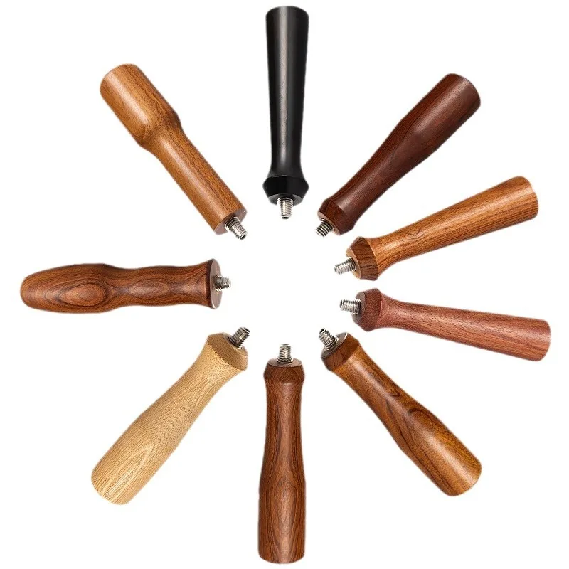 

Source factory, coffee modified handle, coffee long wooden handle handle, espresso machine appliance solid wood handle