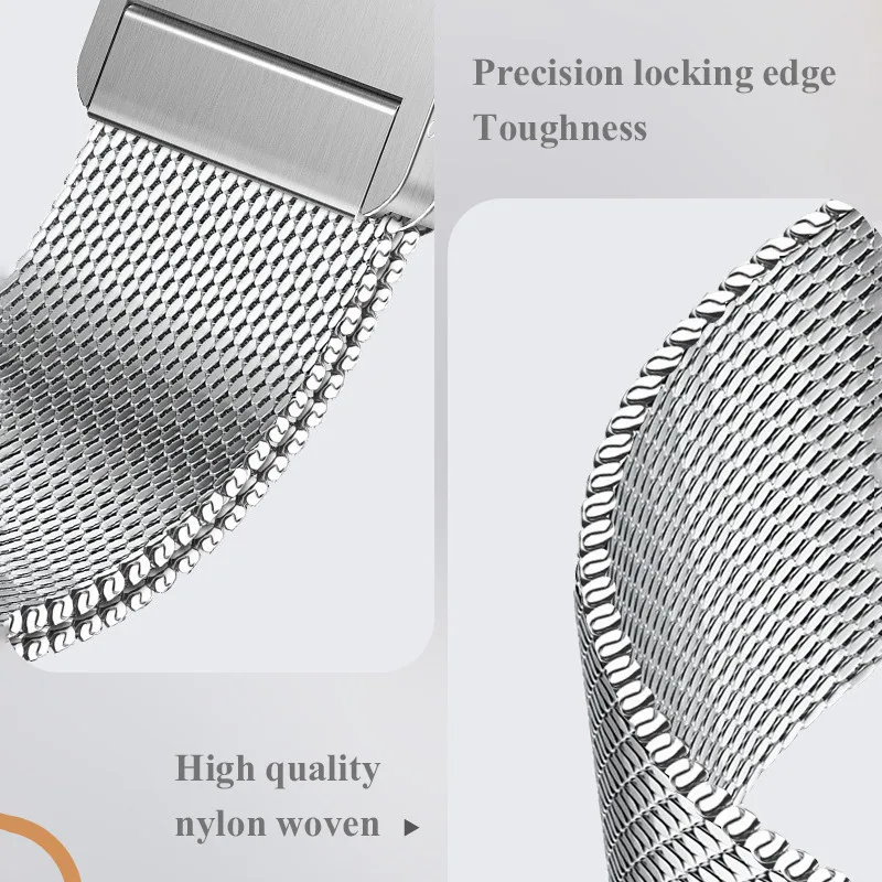 Magnetic Metal Loop Band for Apple Watch ultra 1 2 49mm Stainless Steel Strap Series 9/8/7/6/5/4/SE 38mm 40mm 42mm 44mm 45mm