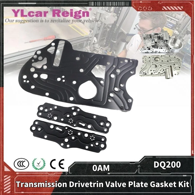 

0AM DQ200 OAM 7-Speed DSG Dual Clutch Automatic Transmission Gearbox Drivetrin Valve Plate Gasket Kit for AUDI VW Golf SKODA