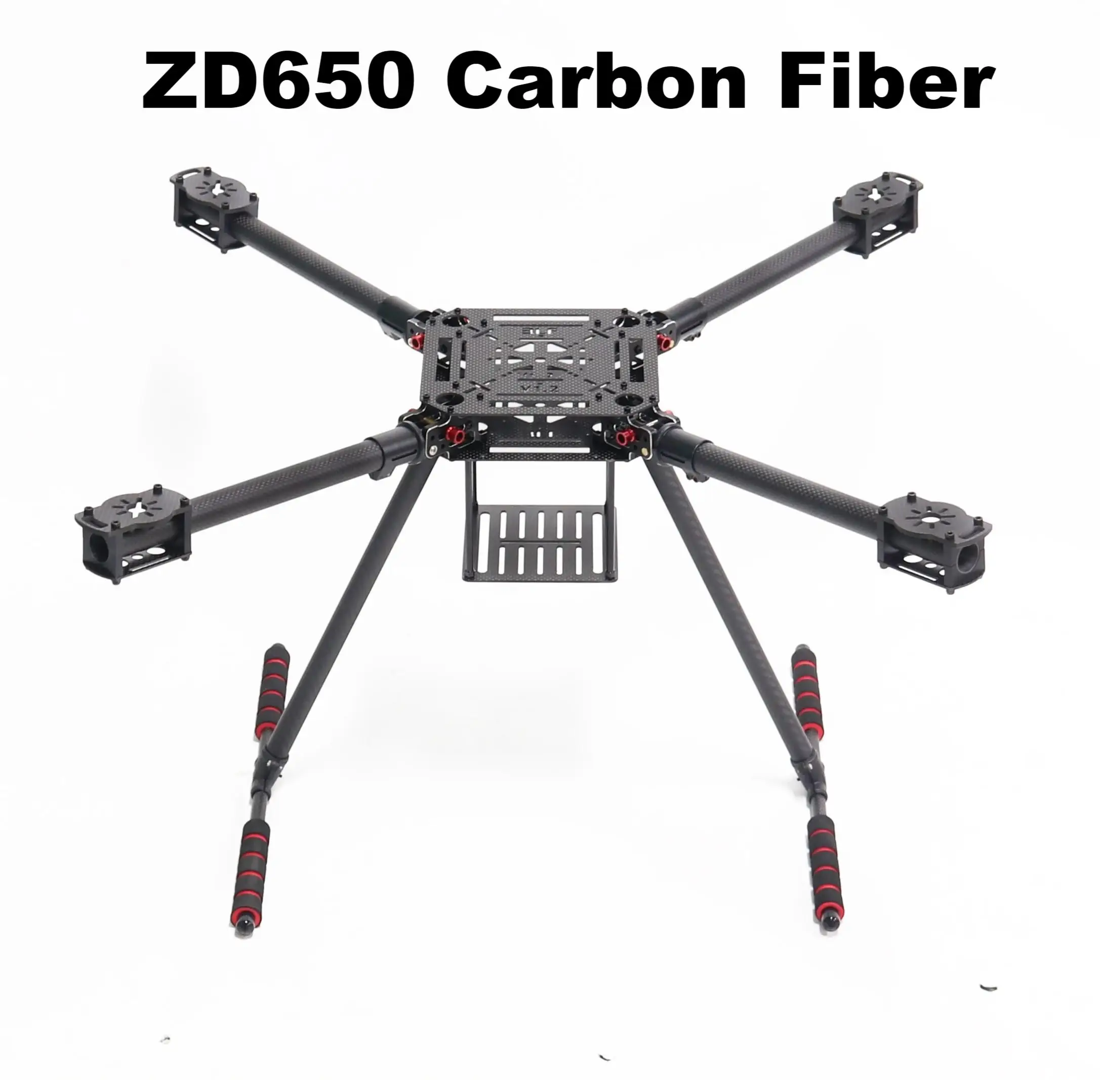 

Angeltoy ZD650 650mm Carbon fiber Quadcopter Frame FPV Quad with Carbon Fiber Landing Skid F650