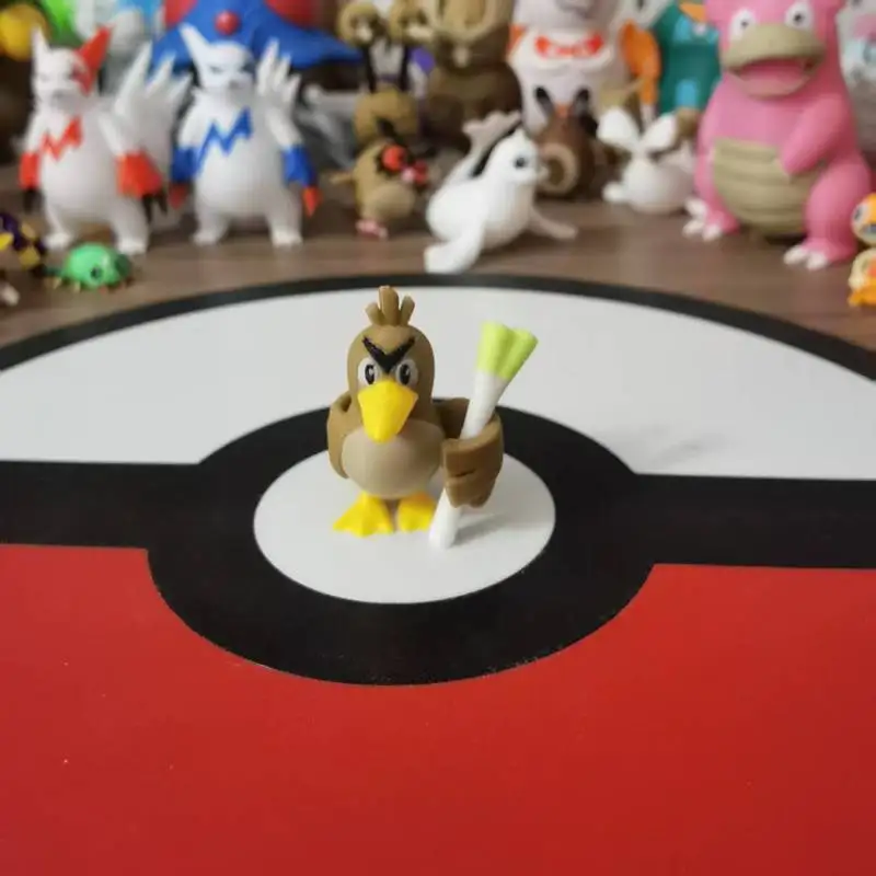 Anime Farfetch Proportion World 1:20 Diy 3D Printing Cartoon Action Figure Model Desktop Decoration Statue Children Birthday Toy - view 2