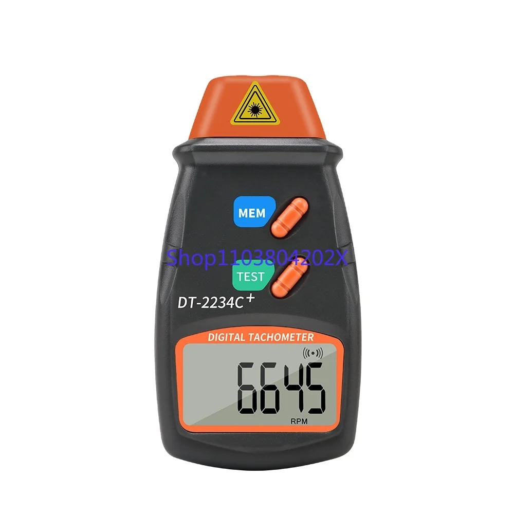 New DT-2234C+ Non-contact LCD Digital Laser Photo Tachometer Pocket Photoelectric Speed Meter Tester 2.5-99,999 RPM