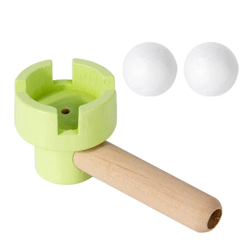 Brinquedo de treinamento de integração sensorial bola flutuante de madeira crianças capacidade pulmonar exercício equipamento de treinamento de equilíbrio