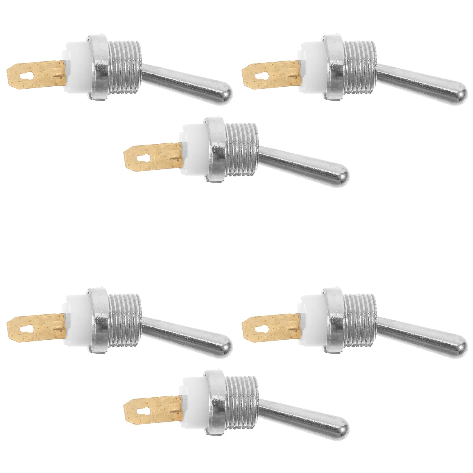6Pcs Chainsaw Kill Switch Metal Toggle Rocker Switch Quick Engine Stop Logging Forest Farm Safety Disconnect