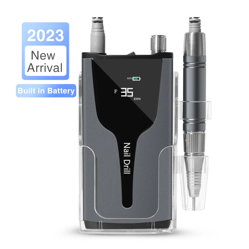 

Wholesale 35000 Rpm Electric Nail File Drill Manicure Salon Professional Brushless Cordless Drill Nail