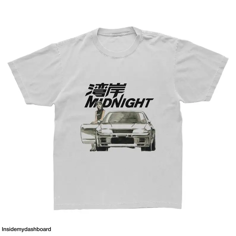 Wangan Midnight R32 Logo T-Shirt, JDM Anime Racing Tee, Underground Street Racing T-Shirt, JDM Tee