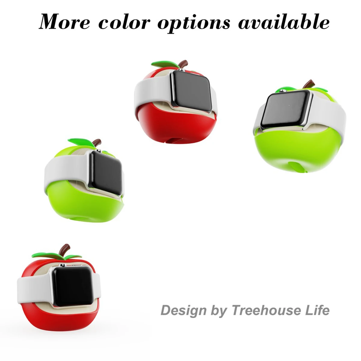 Silicone Watch Charger Stand For Apple Watch Series 11/10/9/8/7/6/SE/5 49mm 46 45 44 42 41 40 38mm Charging Station Dock Holder view 6
