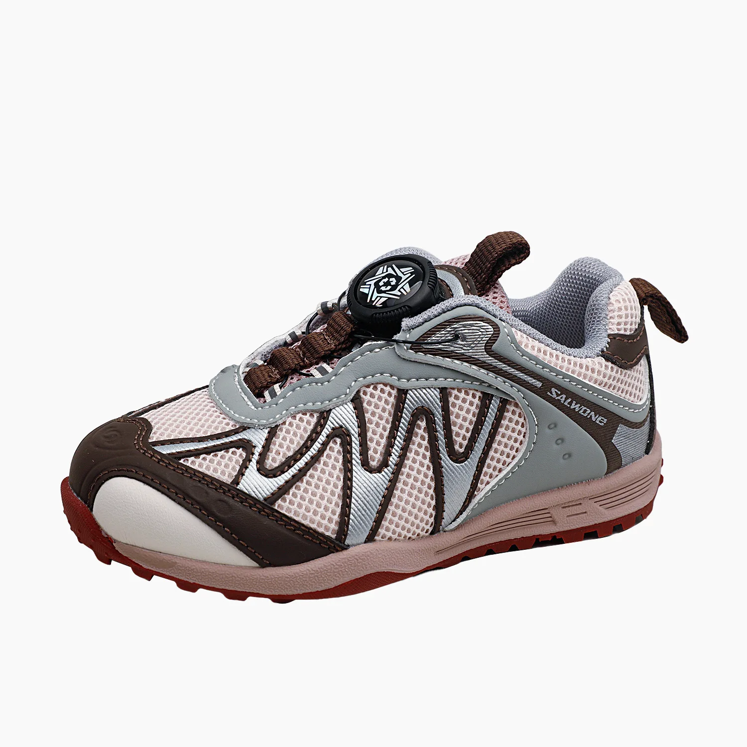 

Kid Toddler Non-slip Running Shoes Autumn New Children's Boys Girls Fashion Rotating Buckle Mesh Breathable Outdoor Sports Shoes