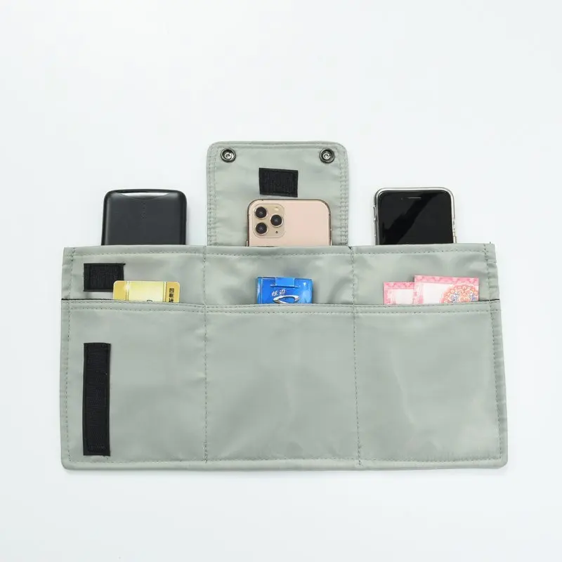 Multi functional storage crossbody phone bag, mini waist identification bag, single shoulder passport bag for men women