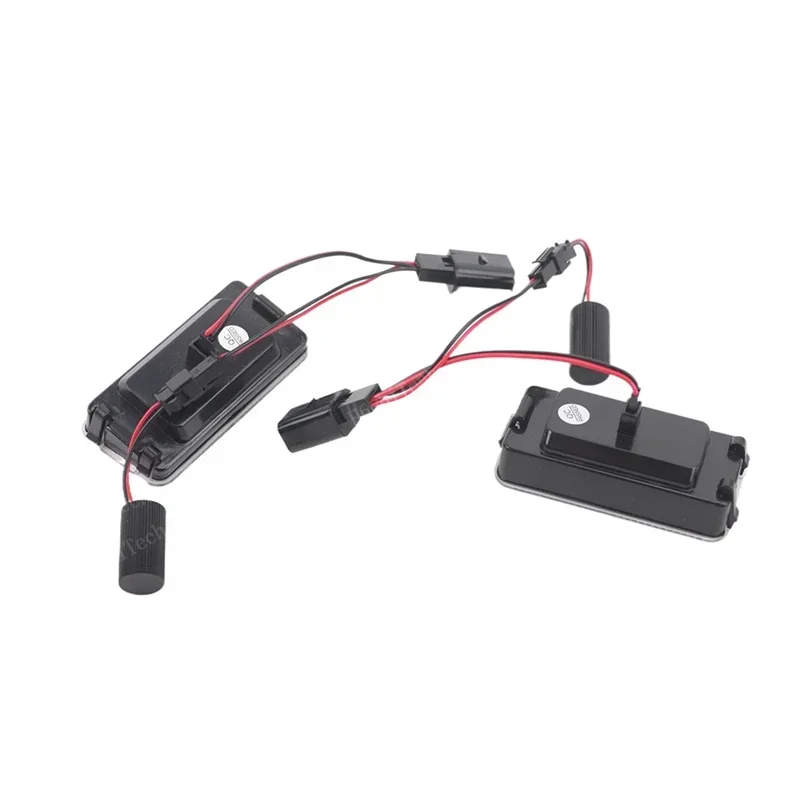 Afbeelding 6: Voor Seat Altea 2005-2009 Arosa Cordoba 6K 6L Leon 1M Toledo 5P Ibiza 6L 2 STUKS Auto Kentekenverlichting Kentekenverlichting Upgrade
