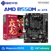 SOYO Monarch Dragon AMD B550M Gaming Motherboard Supports AM4 Socket R5 3600 5600G 5600X CPU PCI-E 4.0 USB3.1 M.2 Nvme Sata3.0