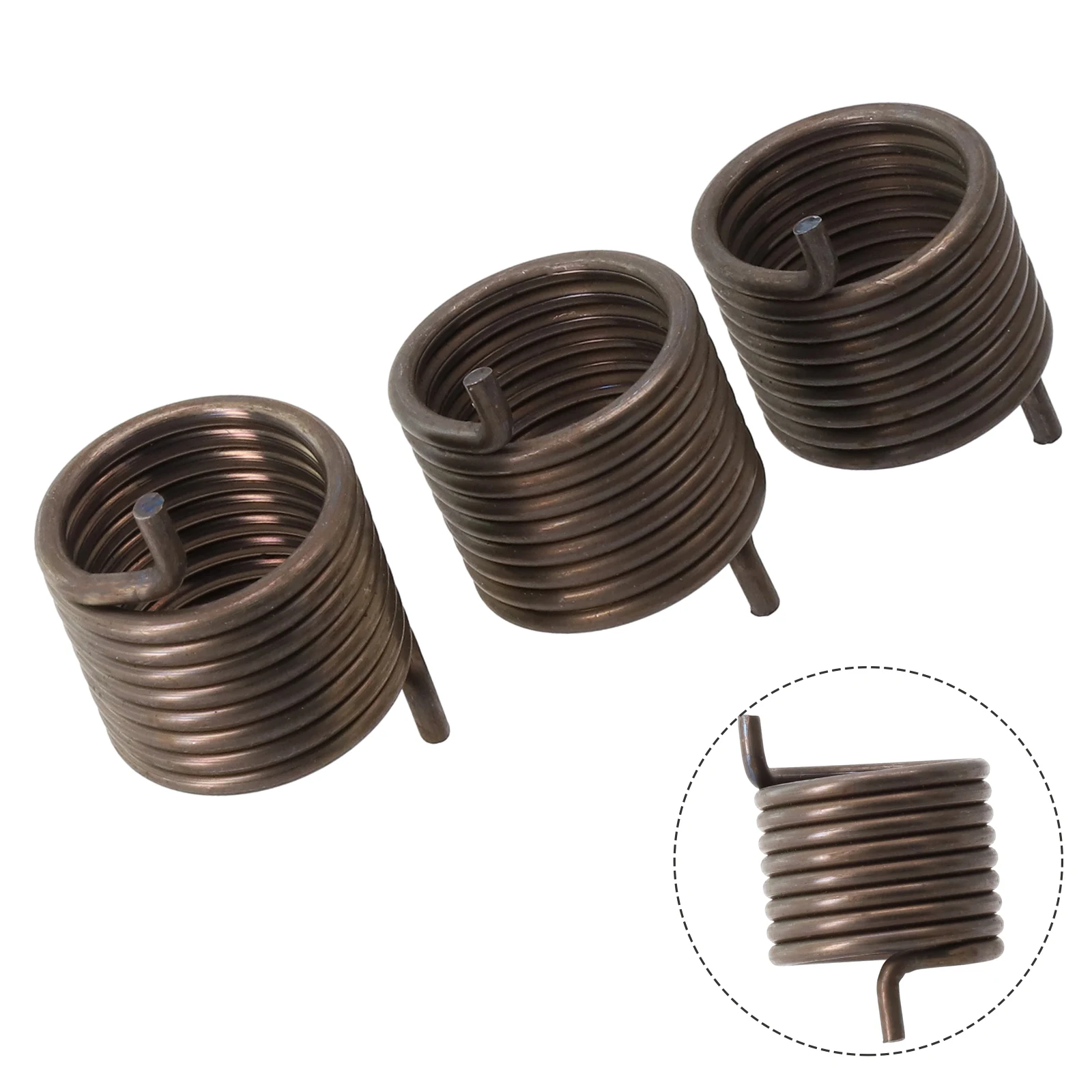 Durability Recoil Spring Starter Recoil Pull Start Spring Recoil Pulley Starter Spring 340 345 350 435 435E 3pcs