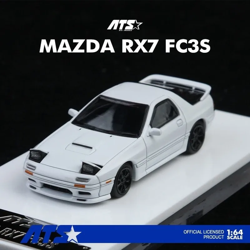 ATS 1/64 Mazda RX-7 FC3S Diecast Car Model Alloy Simulation Collection Toy Gift For Boys#peetyeee