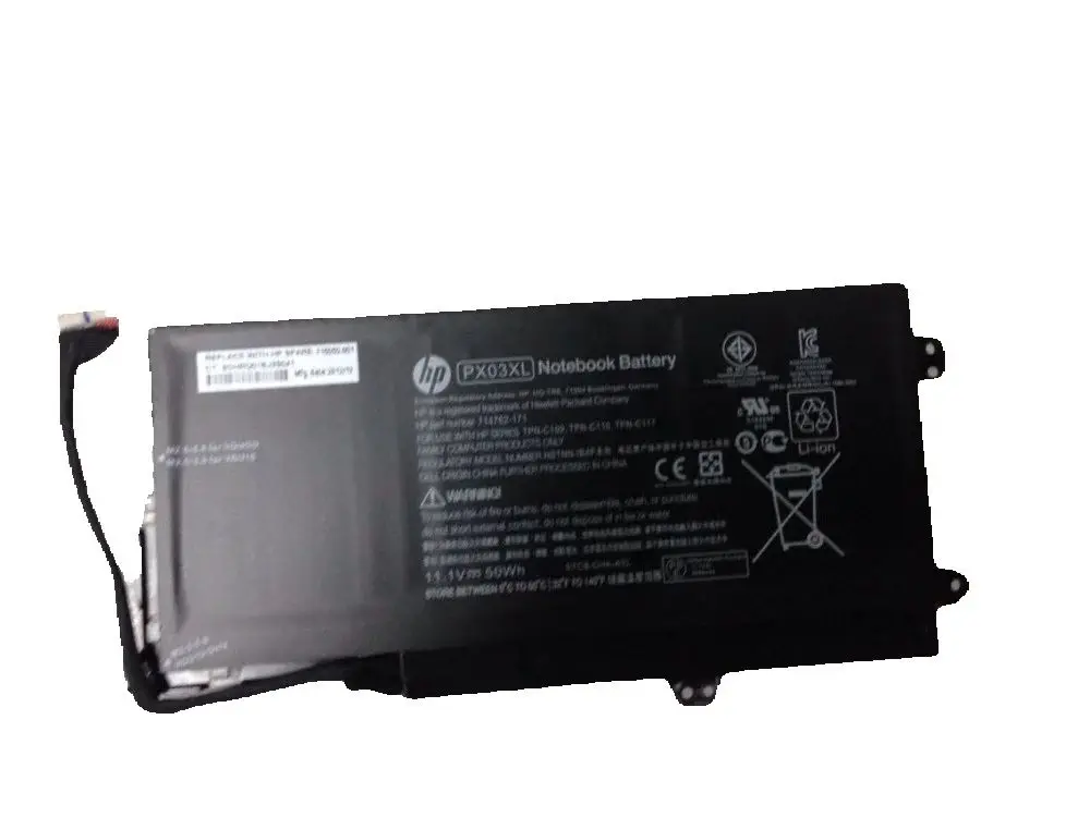 

New genuine Battery for HP ENVY TouchSmart M6 14 14-k000 Sleekbook PX03XL K002TX K022DX HSTNN-LB4P TPN-C109 TPN-C110 TPN-C111