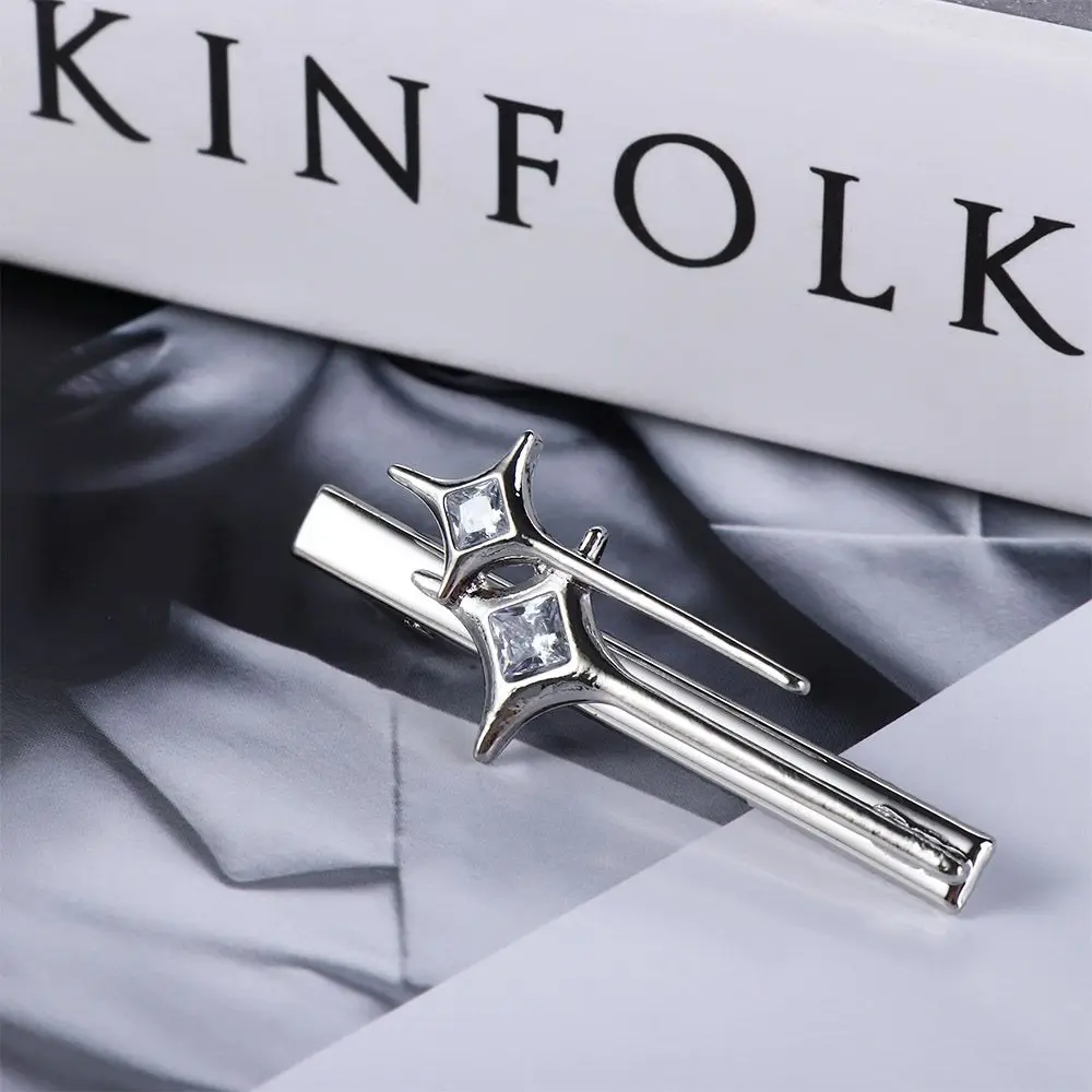 Y2k Metal Hairpins Diamond Silver Side Clip Hair Clips Women