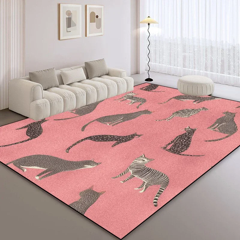 Light Luxury Leopard Carpet Living Room Large Area Home Decoration Coffee Tables Plush Mat Fashion Bedroom Rug Ковер Tapis 러그