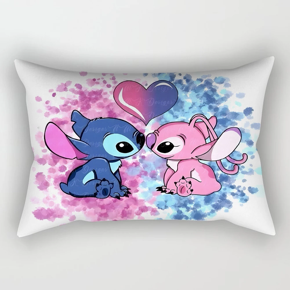 Disney Lilo & Stitch Printed Pillowcase Cute Cartoon Lilo & Stitch Pillowcase for Kids Room 30x50cm