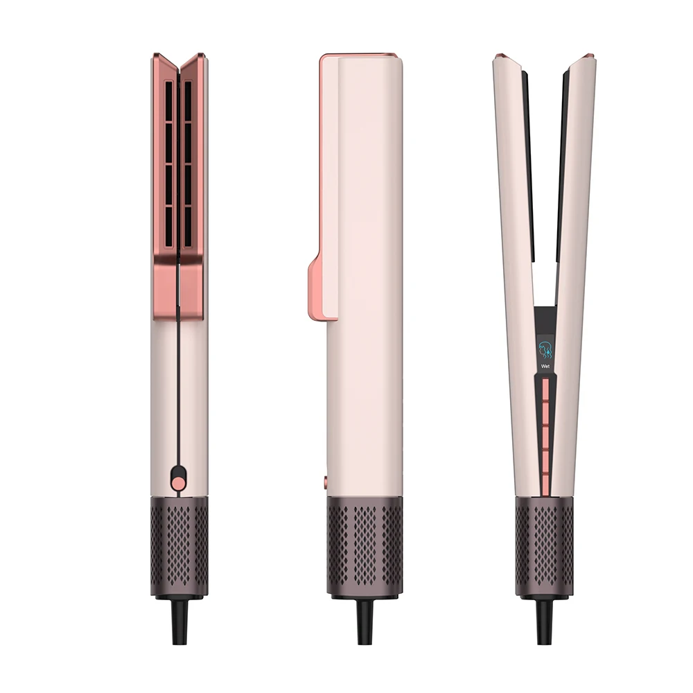 

Low Temperature 80-120 Degrees Flat Iron Negative Ion Ceramic Plate Titanium Hair Straightener