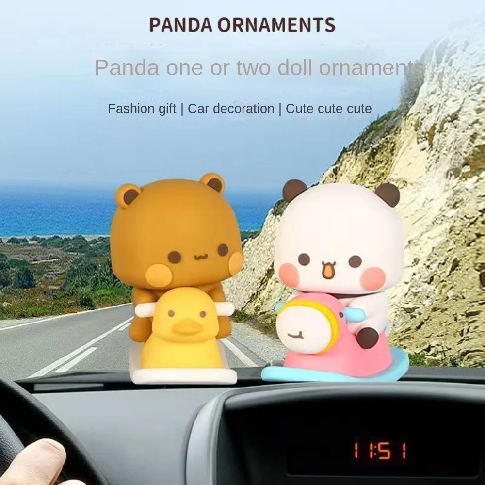 

Anime Figure Bubu Dudu Panda Bear Figure Bear Collectible Panda Bubu Dudu Figure Doll Panda Cartoon Panda Bubu Bear Model Toy