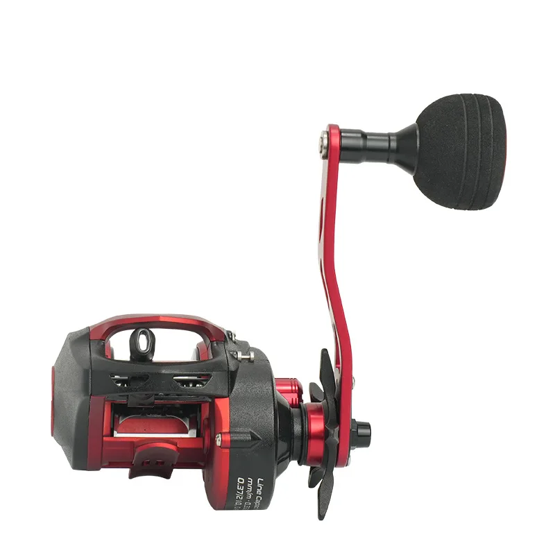 Lure Drip Wheel Black Iron Plate Boat Fishing Wheel Carbon Fiber Main Body   Wheel Lei Qiang  Reel