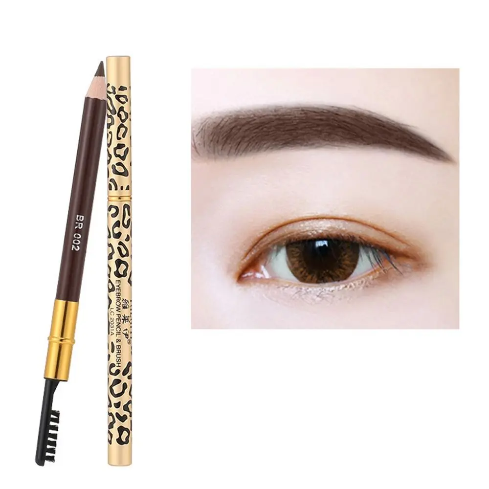 Eyebrow Brush Cosmetics Makeup Tool Women Female Eyebrow Enhancer Eye Brow Tint Permanent Tattoo Pen Eyebrow Pencil with Brush