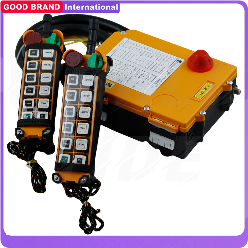 Dual/Single Speed F24-12D/S Driving Crane Industrial Wireless Remote Control With Emergency Stopwith Emergency Stop