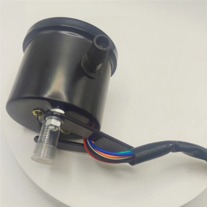 Medidores pequeños para salpicadero de motocicleta, indicadores LED, luz de humor de dos colores, odómetro Retro, medidores de mono, novedad