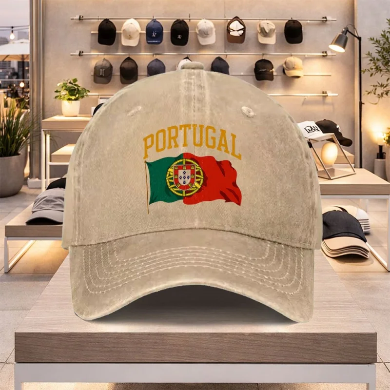 Portugal Flag Baseball Cap – Lightweight Adjustable Unisex Hat for Spring Summer