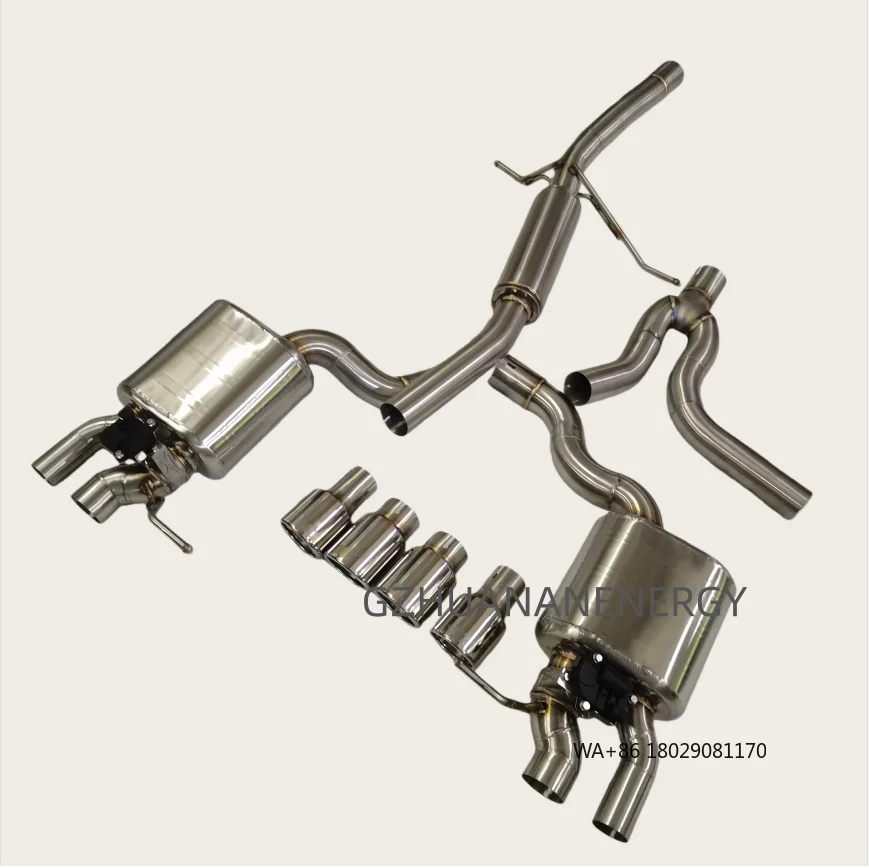 

Hot Selling High Quality 304 Stainless Steel Exhaust System Electronic Control Valved Muffler Pipes for Q5 2.0T