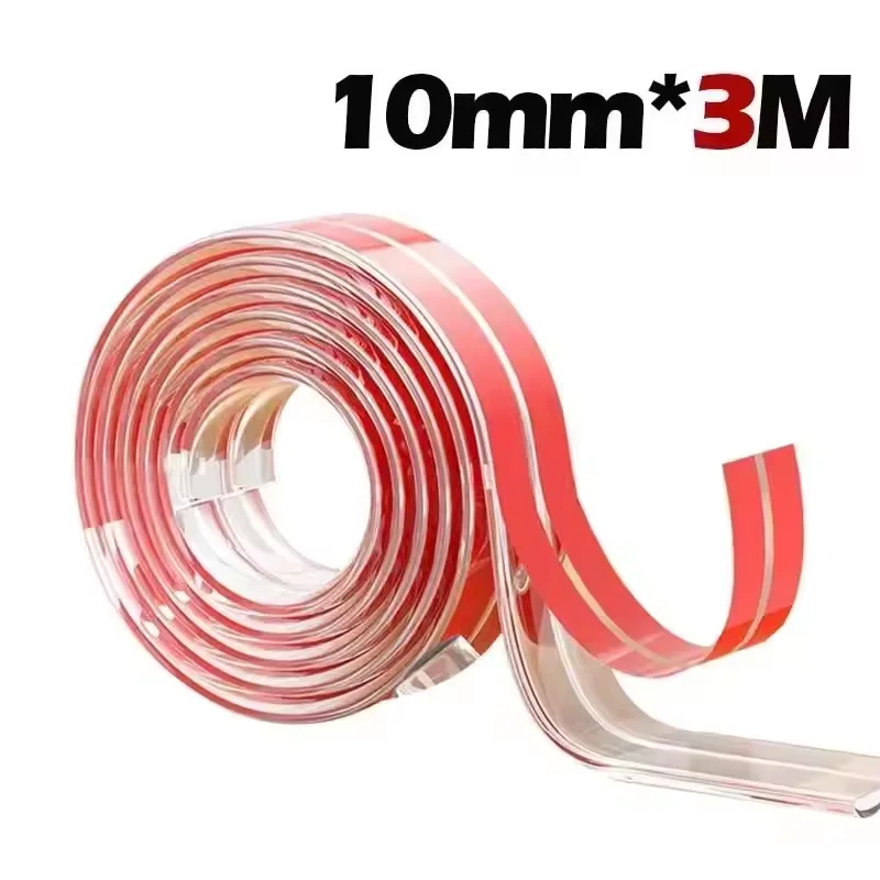 Transparent Self Adhesive Table Edge Protector Strip 1/2/3M, Soft Anti-Collision Baby Kids Safety Bumper Guard