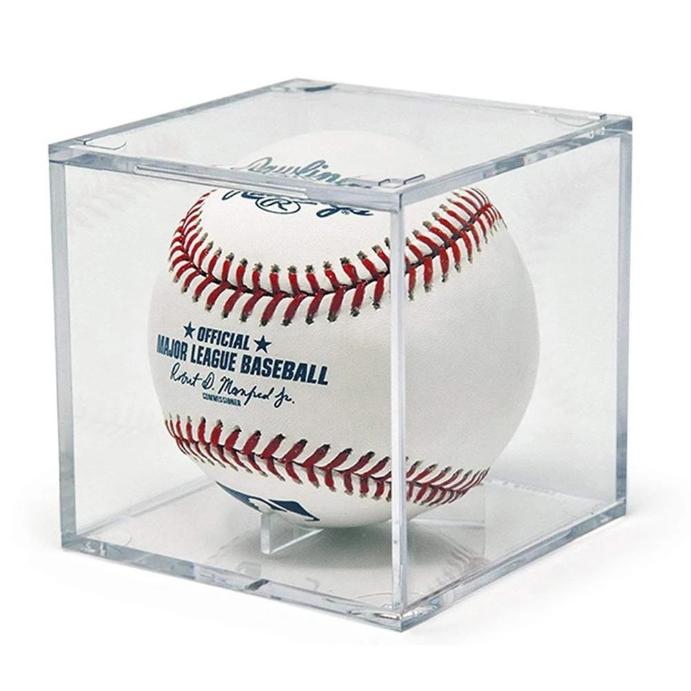 Acrylic Baseball Box Display Tennis Ball Transparent Case for Souvenir Storage Box Holder UV Protection Dustproof