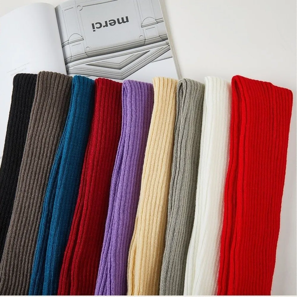 Comfortable Knitted Leg Warmers 90cm Over Knee Yoga Dance Socks Solid Color Ballet Warm Up Socks Dance Fitness