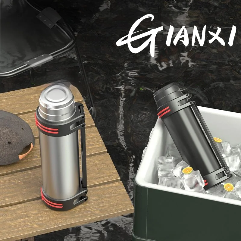 GIANXI Thermos Cup 316 Stainless Steel Food Grade Outdoor Portable Large Capacity Practical Hot Water Bottle men's Birthday Gift