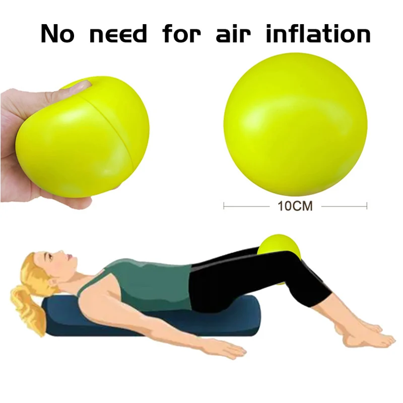 10cm PU Ladies Yoga Pilates Pelvic Floor Muscle Hip Training Balls Booty Thigh Leg Gym Exercise Indoor Fitness