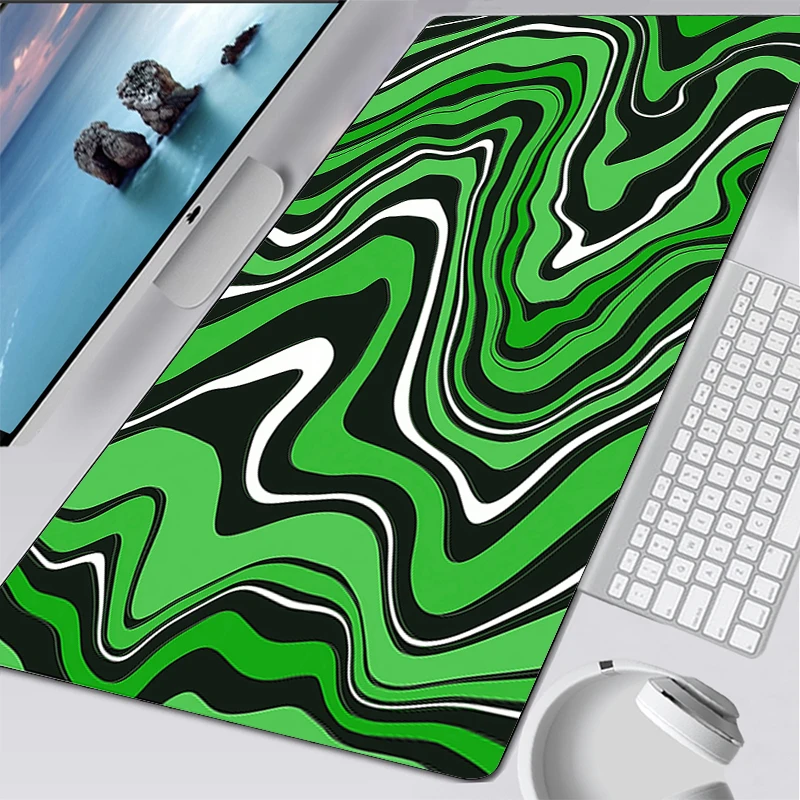 Color Strata Liquid Pc Carpet Mouse Pad Gamer Gaming Accessories Desk Mat Rubber Non-slip Mousepad Carpet Gamer Keyboard Table