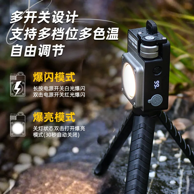 Silver Promise Same StyleMINIPRO XY-009Luce da campeggio portatile per esterni con batteria a lunga durata e funzionalità multifunzionali