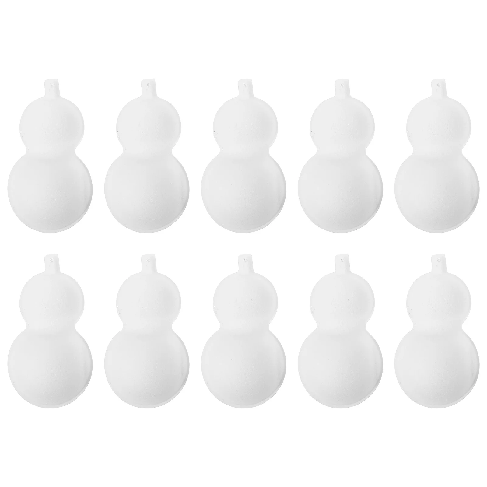 

10Pcs Blank Paper Gourds DIY Unpainted Crafts for Parties Kindergarten Decorations Drawing Accessories Hands-on Art