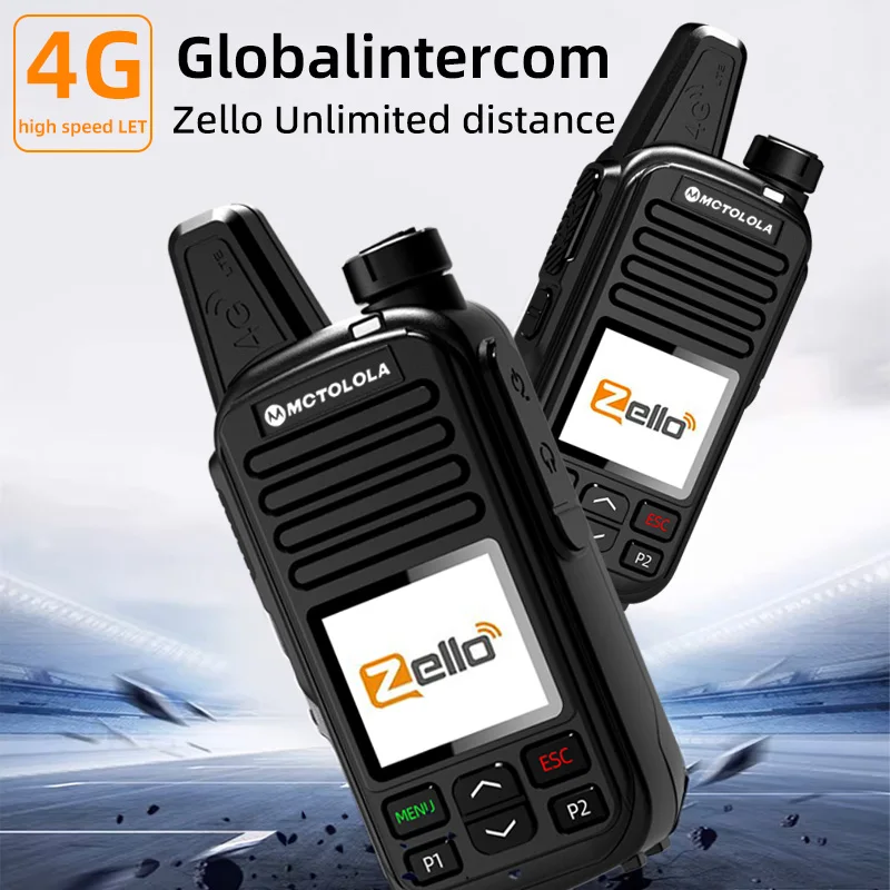 MOTOLOLA  2G 4G Android 8.1 Car Radio WIFI Bluetooth Handheld POC Walkie Talkie 5000km Suitable for Fleet Transport Truck - view 6